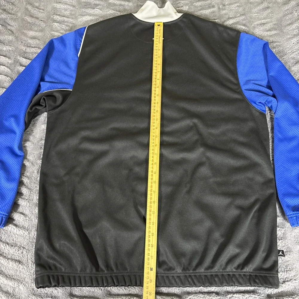 Vintage Jordan Brand 20th Anniversary Track Jacket Black Blue Mens Large AR481
